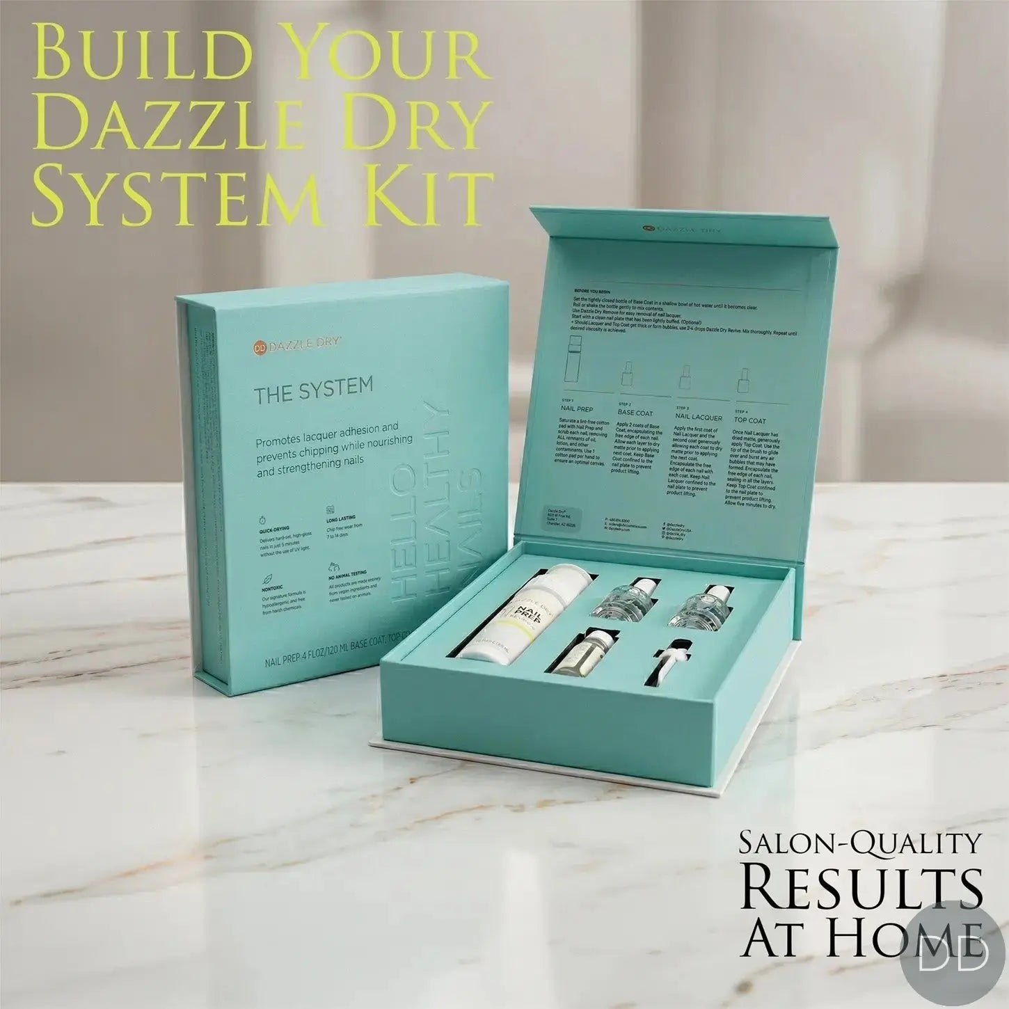 Dazzle Dry Australia & New Zealand The-System-Kit-Box-Runout